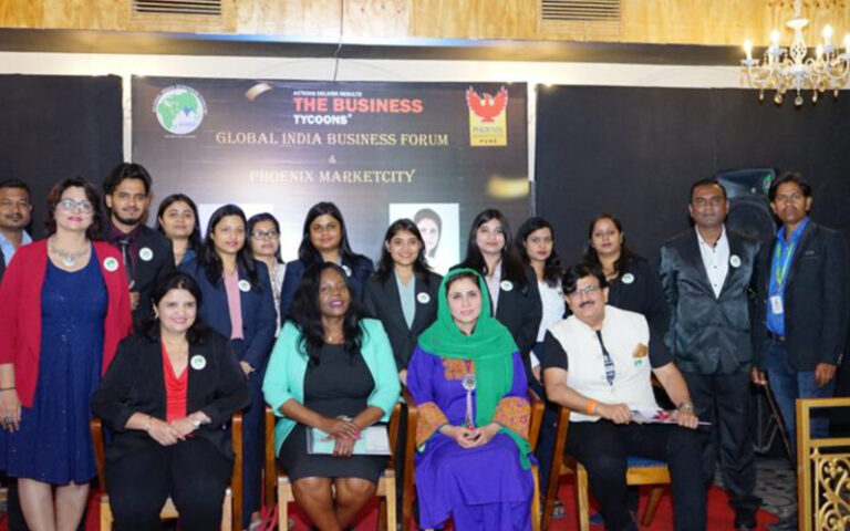 Jitendra Joshi with Women Entrepreneurs in an event organised by GIBF supporting Women Empowerment