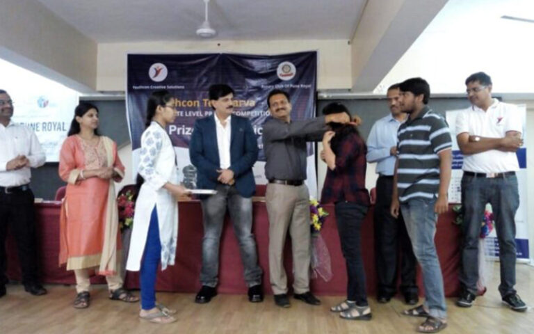 Youth Inspiration Jitendra Joshi invited as chief guest for felicitating students
