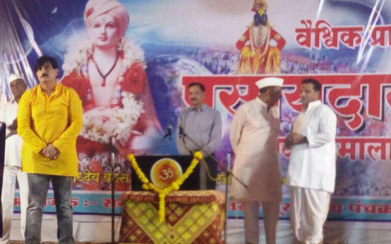 Jitendra Joshi in a religious spiritual event