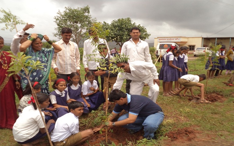 Social Projects of Jitendra Joshi includes planting trees
