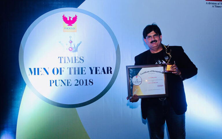 Jitendra Joshi honored at Times Men of the Year Pune